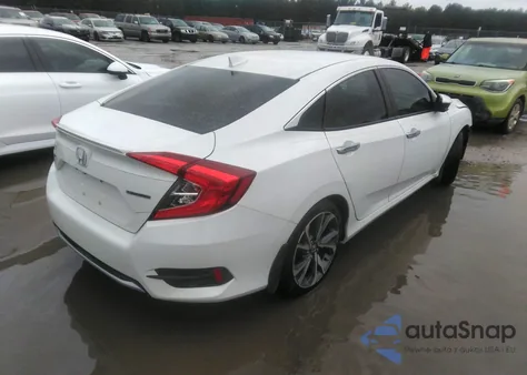 2019 Honda Civic Touring z USA, uszkodzony, nr VIN JHMFC1F90KX002322